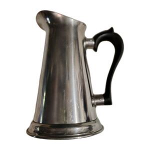 Vintage Stieff Pewter P23 - 27 Wooden Handle Pitcher Marked 1986 Tournament